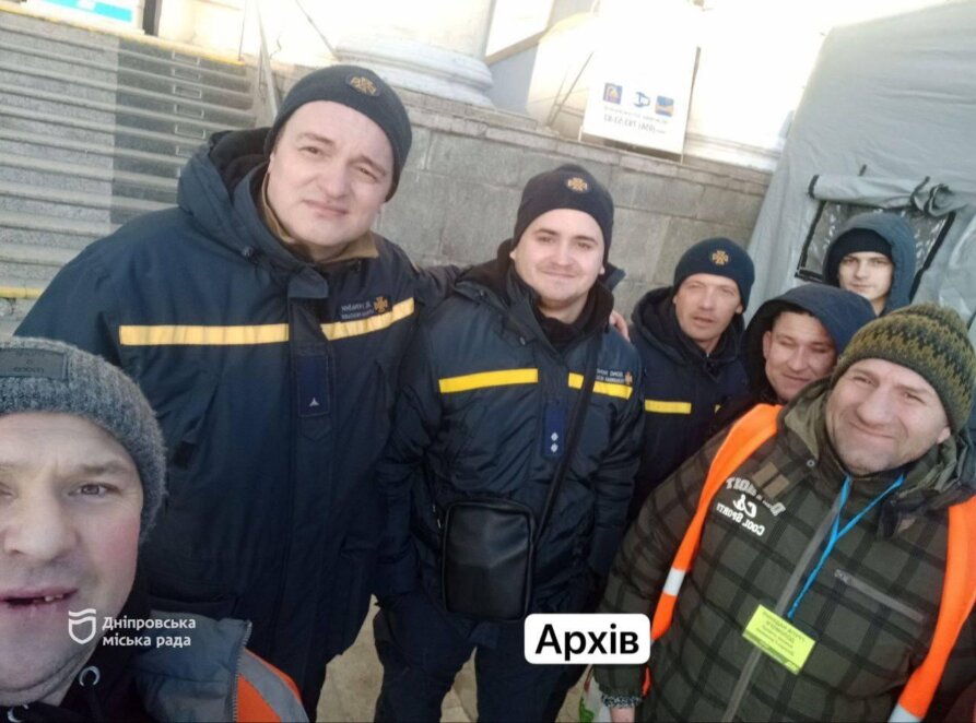 У Дніпрі подякували волонтерам за допомогу евакуйованим людям