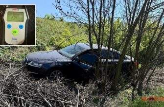 У Дніпропетровській області Audi вилетіла у кювет: 36-річна водійка була напідпитку