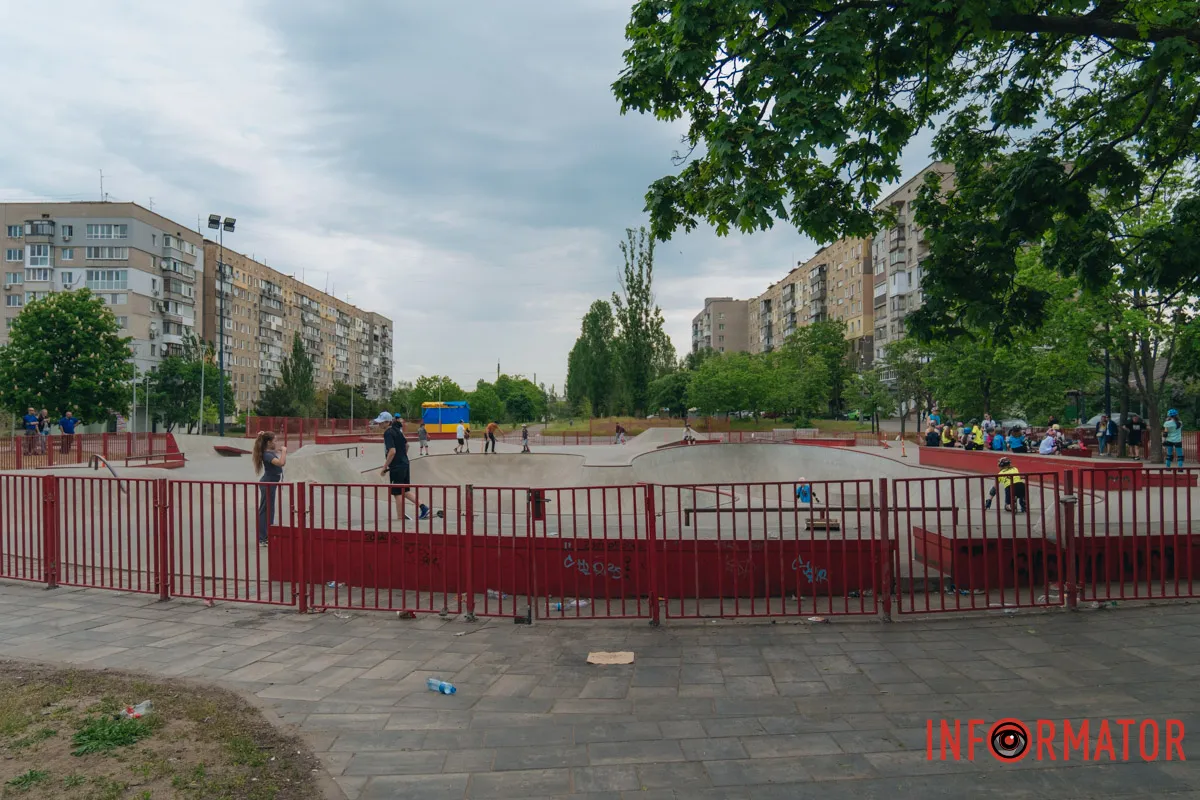 У Дніпрі перенесли вхід до скейт-парку у сквері Усачова