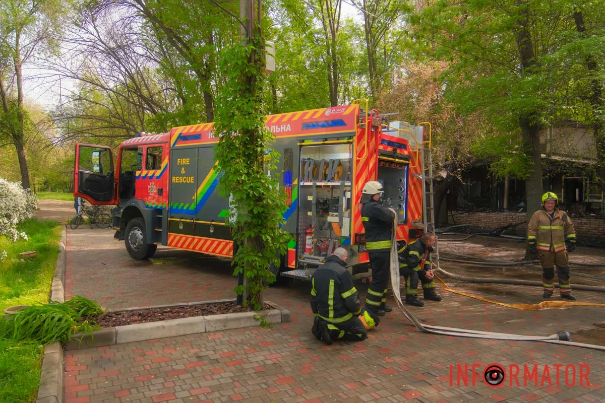У Дніпрі на Слобожанському згорів ресторан: деталі