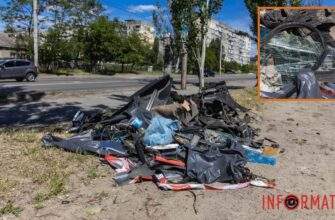 як виглядає місце смертельної аварії на Калиновій у Дніпрі