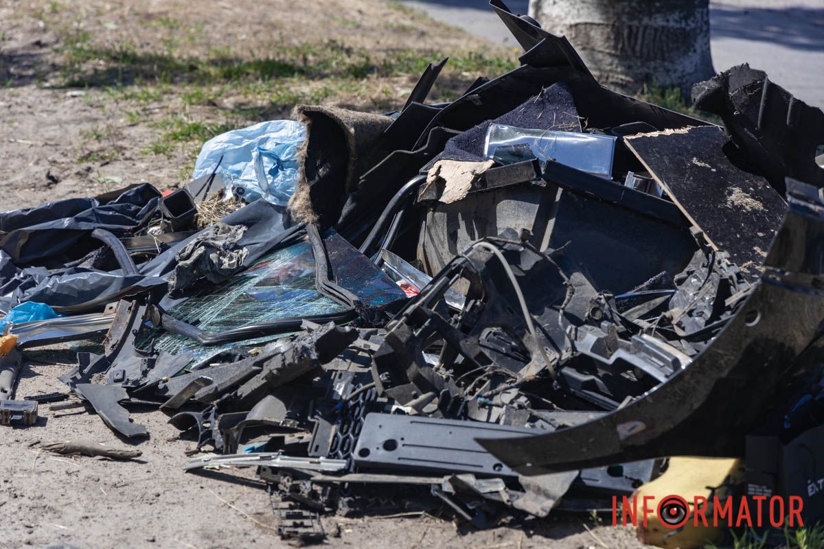 як виглядає місце смертельної аварії на Калиновій у Дніпрі