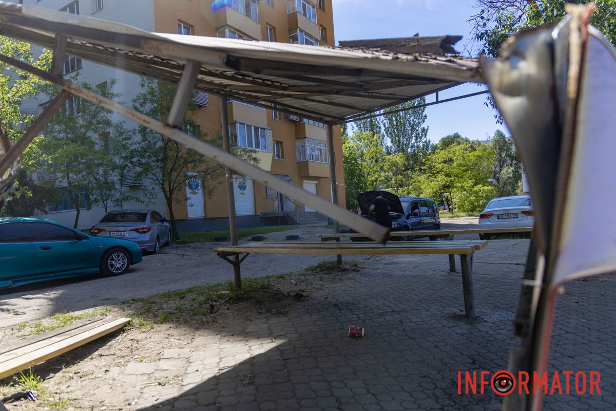 як виглядає місце смертельної аварії на Калиновій у Дніпрі