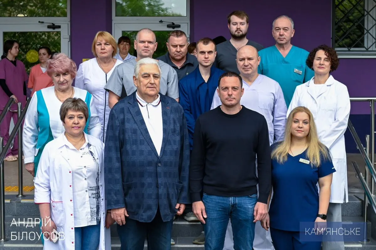 У Кам’янському завершили капітальний ремонт двоповерхового корпусу Міської лікарні швидкої медичної допомоги на вулиці Слісаренка