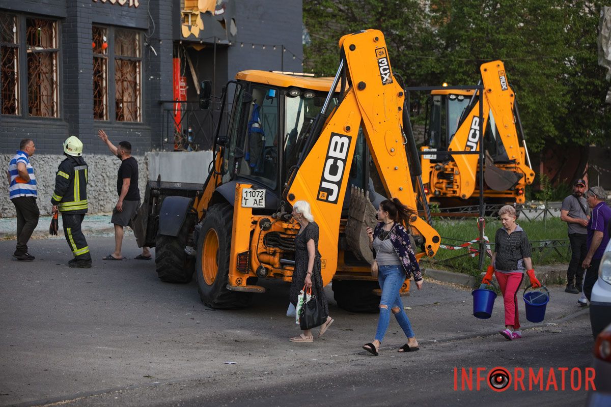 як виглядають місця ударів по Дніпру 21 травня