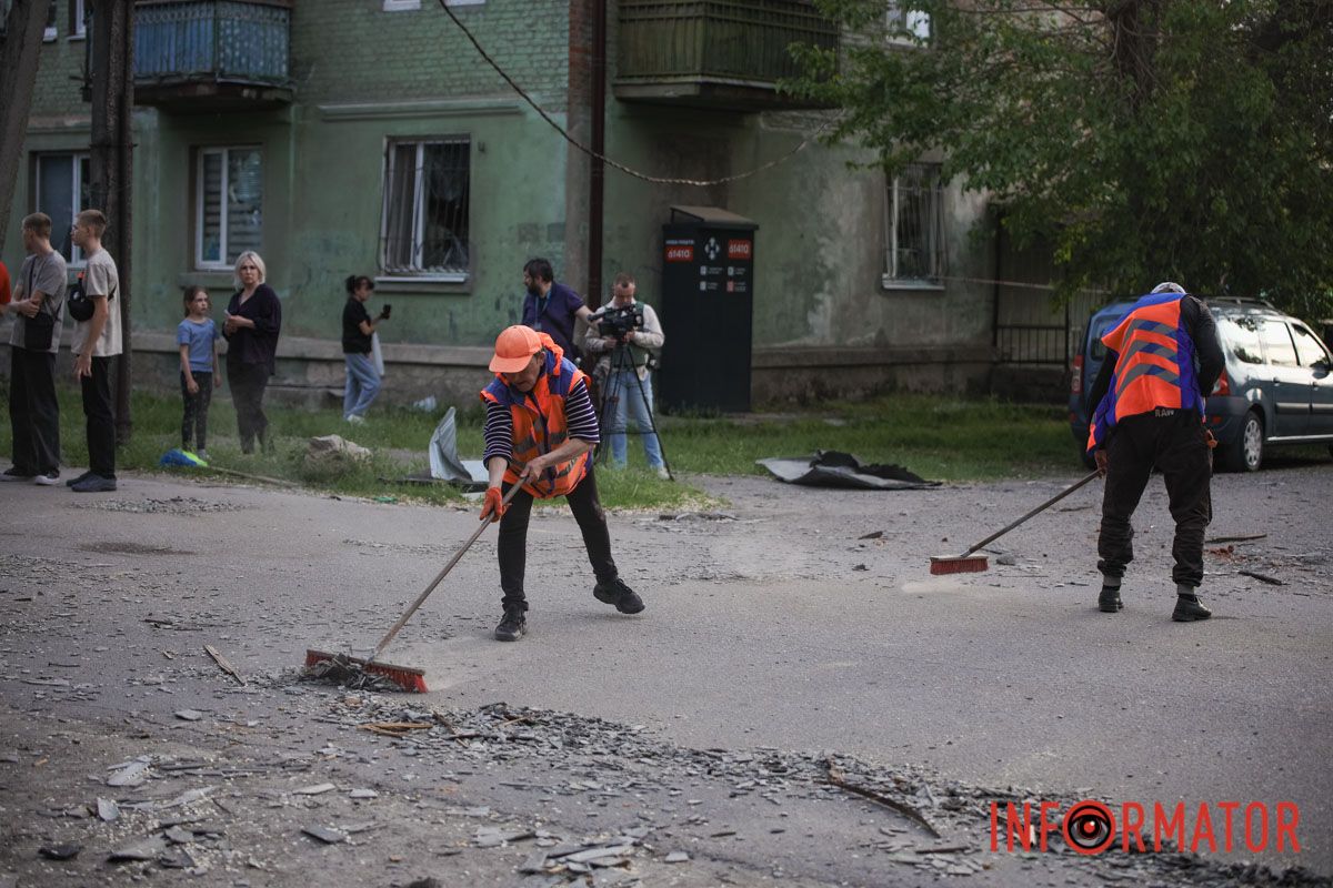 як виглядають місця ударів по Дніпру 21 травня