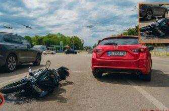 чоловік злетів з двоколісного та зламав ногу
