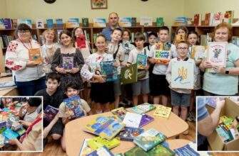 Одразу шість дитячих бібліотек на лівому березі Дніпра отримали нові книжки