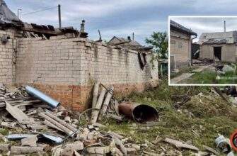 виникла пожежа, пошкоджені будинки та гараж