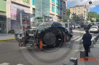 в центрі Дніпра евакуювали дороговартісний Mercedes-Benz S-Class