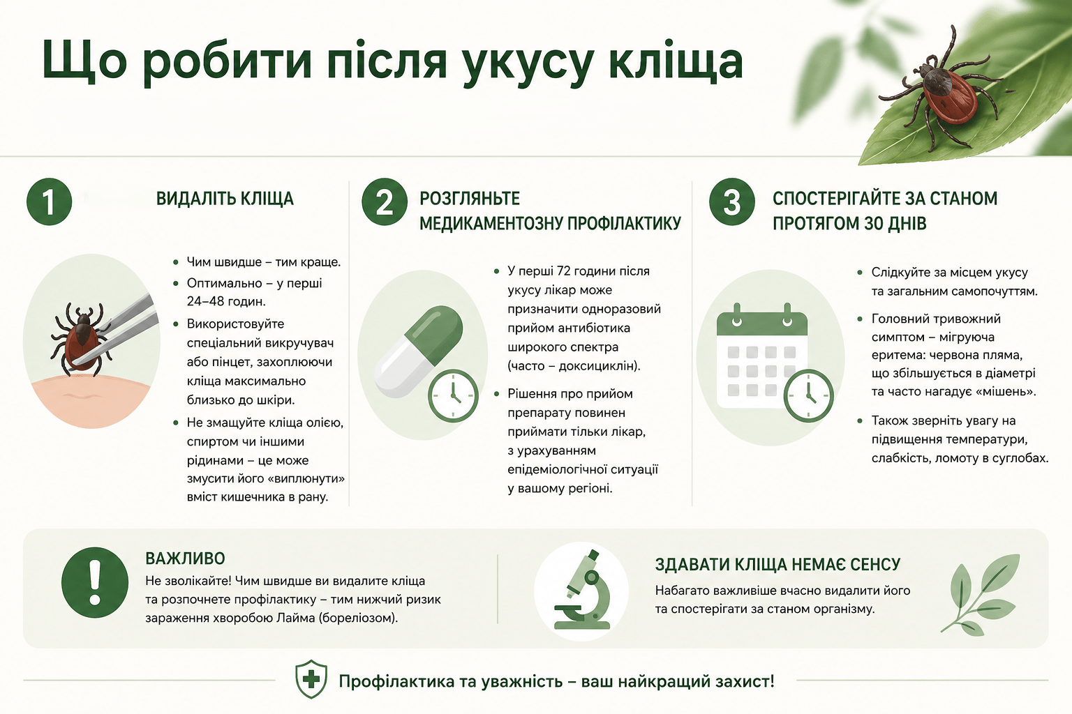 Кліщів стало більше: лікарка з Дніпра пояснила, що робити після укусу