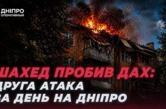 “Шахед” пробив дах: друга атака за день на Дніпро