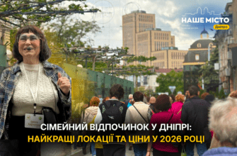 Найкращі локації для сімейного відпочинку в Дніпрі у 2026 році
