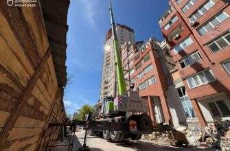 Критична небезпека обвалу: у Дніпрі ремонтують пошкоджений будинок