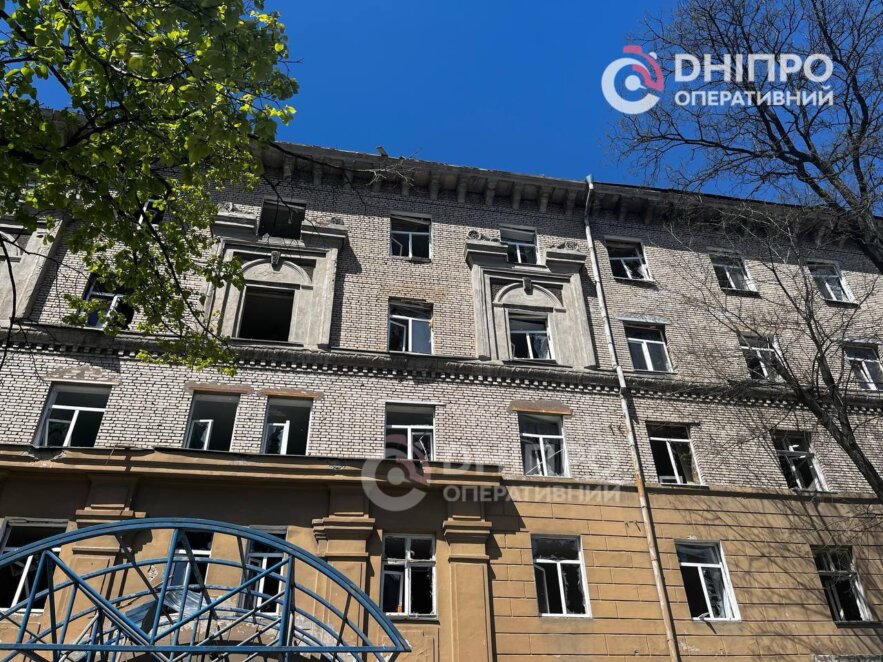 Ракетний удар по Дніпру, 4 травня 2026, як виглядає гуртожиток через добу