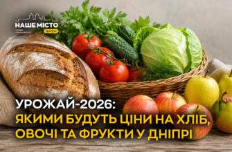 Ціни на хліб та овочі в Дніпрі влітку 2026 року: прогноз