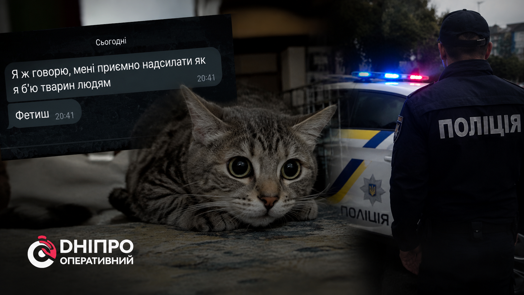 Дівчина з Павлограда знущається з тварин і тероризує цими відео знайомих