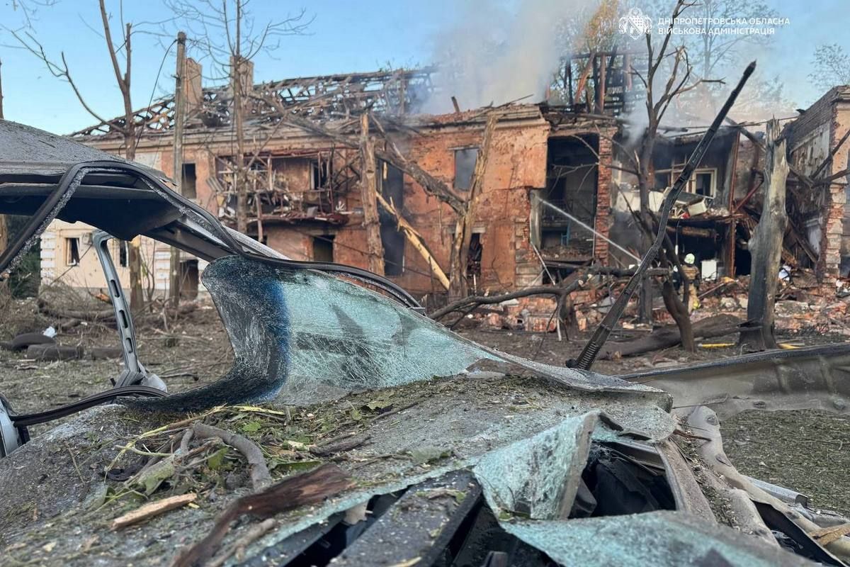 як виглядає Дніпро після нічних ворожих ударів