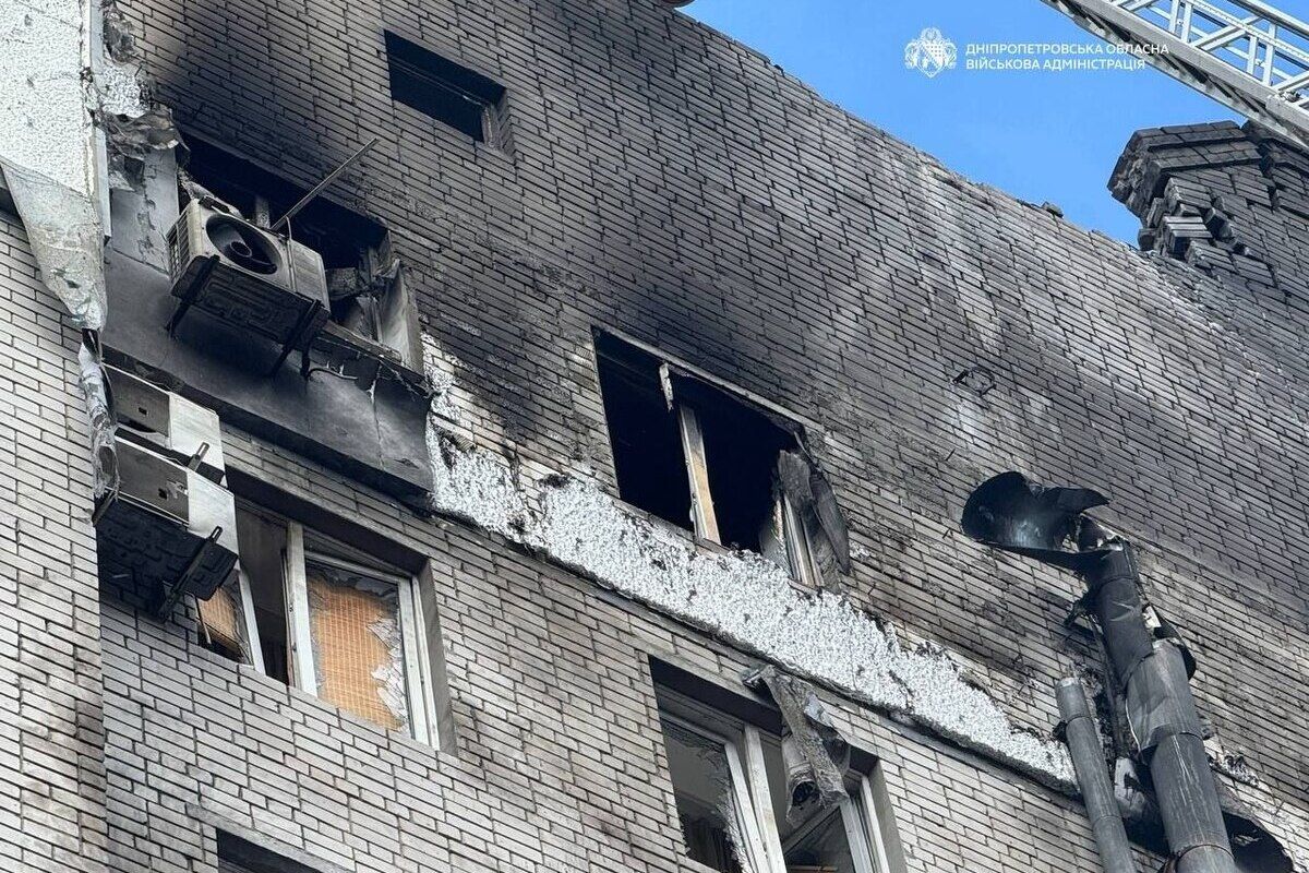 оновлені дані щодо постраждалих після влучання реактивного БпЛА рф по багатоповерхівці у Дніпрі
