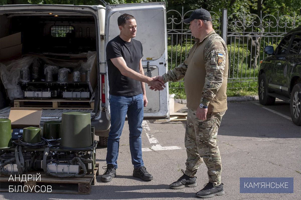 Кам’янське передало бійцям 3-го армійського корпусу сучасні комплекси РЕБ
