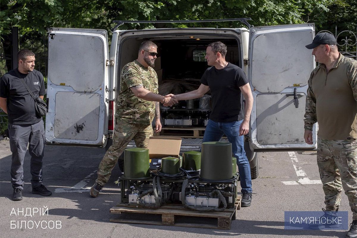Кам’янське передало бійцям 3-го армійського корпусу сучасні комплекси РЕБ