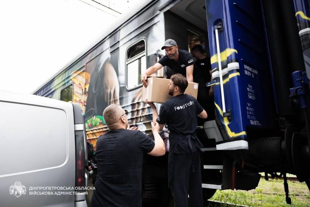 До Дніпра прибув «Food Train»