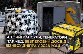 Бізнес Дніпра 2026: укриття, тактмед і генератори для безпеки людей