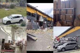 У Дніпрі через ракетний удар сильно пошкоджено підприємство з виробництва повітряних кульок